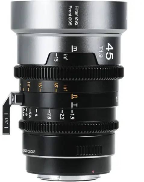SIRUI IronStar T1.9 1.5x Anamorphic Full Frame Cine Lenses 45mm(Blue Flare)
