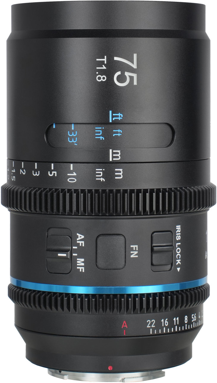 SIRUI Astra Series 75mm T1.8 1.33X Full-frame Anamorphic Cine Lens (Z Mount, Neutral Flare)