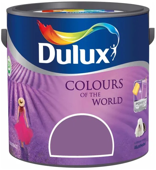 Dulux COW - Barvy světa - 2,5 l , Barva Levandule