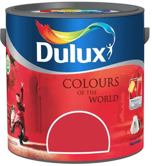 Dulux COW - Barvy světa - 2,5 l, Barva Ohnivé flamenco