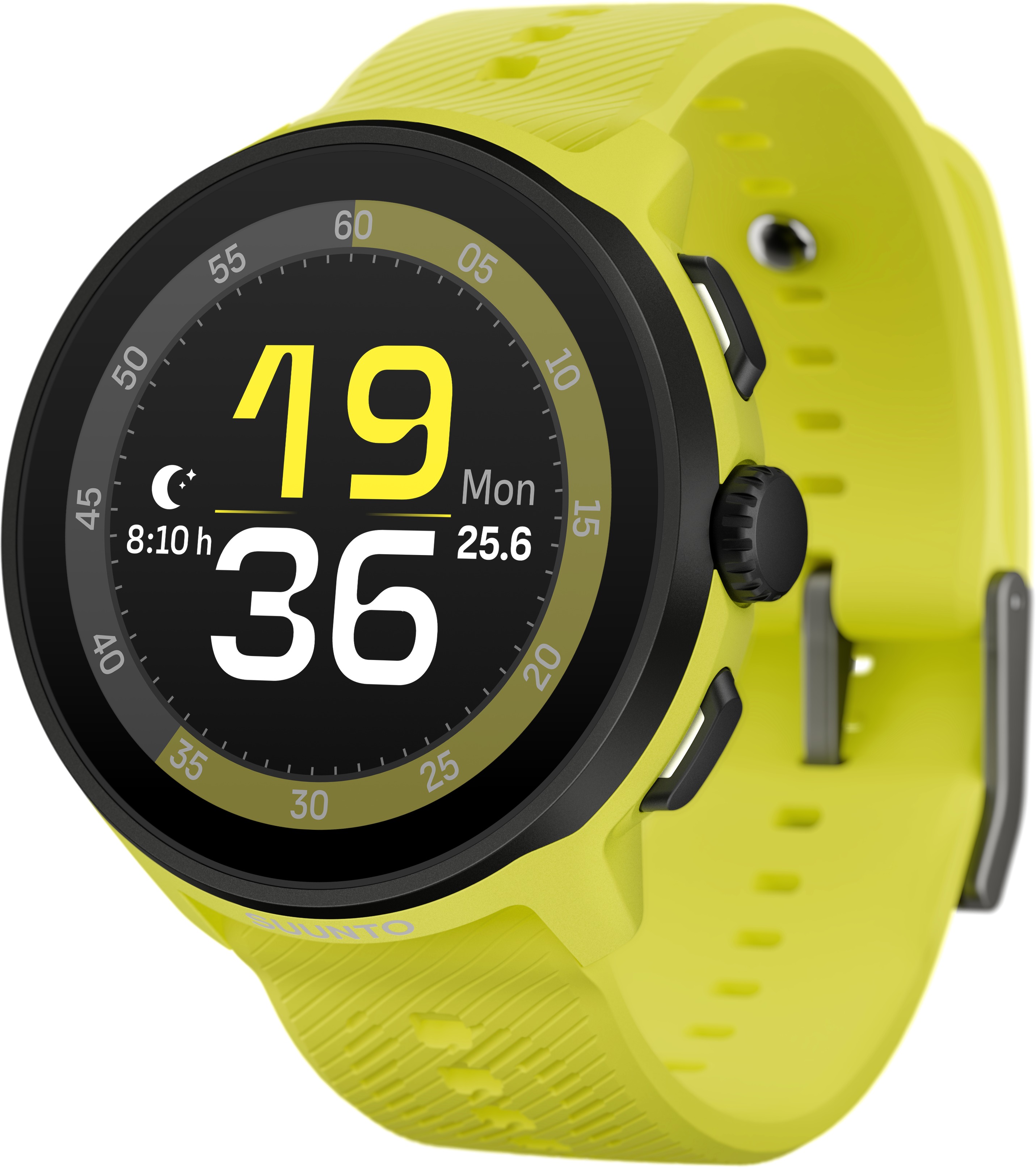 Suunto Run Lime, silicone strap