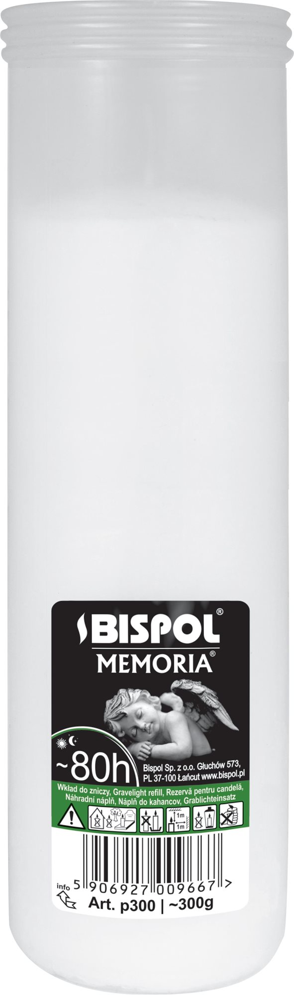 BISPOL hřbitovní svíčka Memoria 80 h