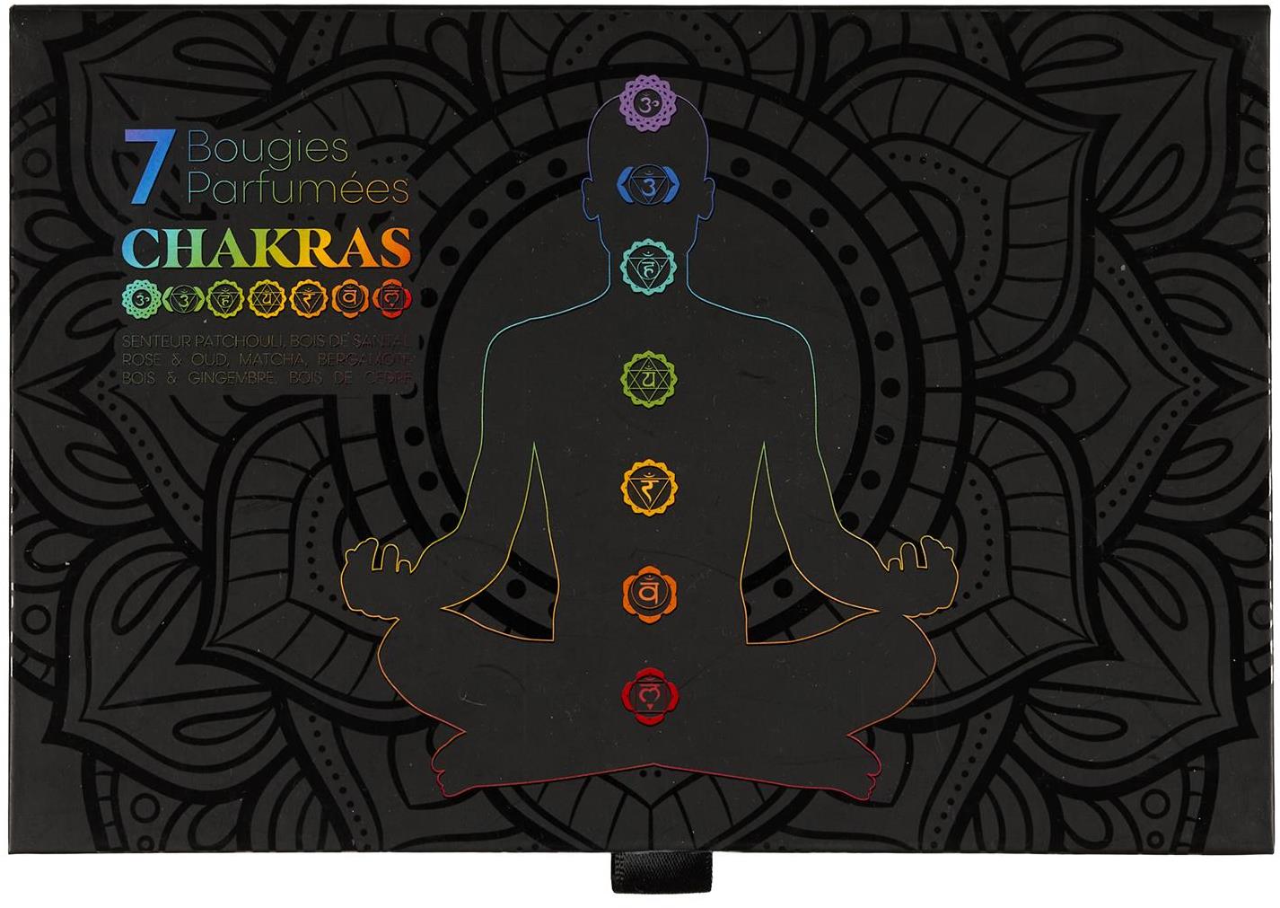 CMP Chakra Set vonných svíček 7 ks