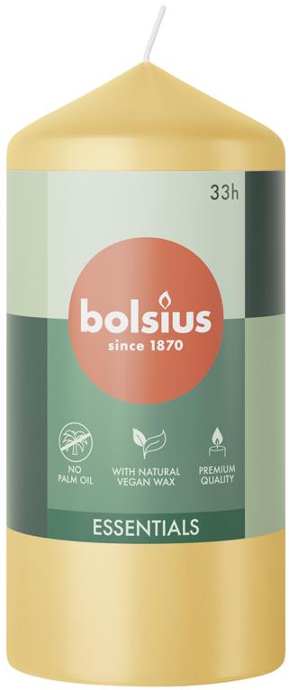 BOLSIUS Pillar Oat Beige 12 cm, 233 g