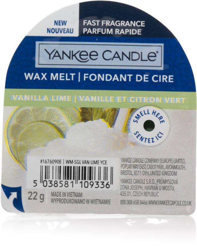 YANKEE CANDLE Vanilla Lime 22 g