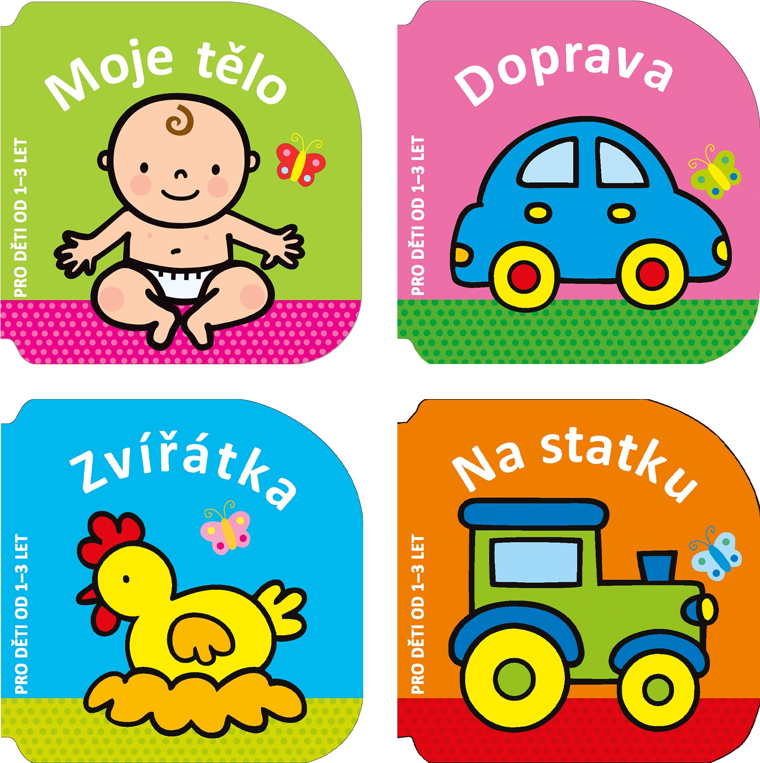 Leporela - set 4 ks