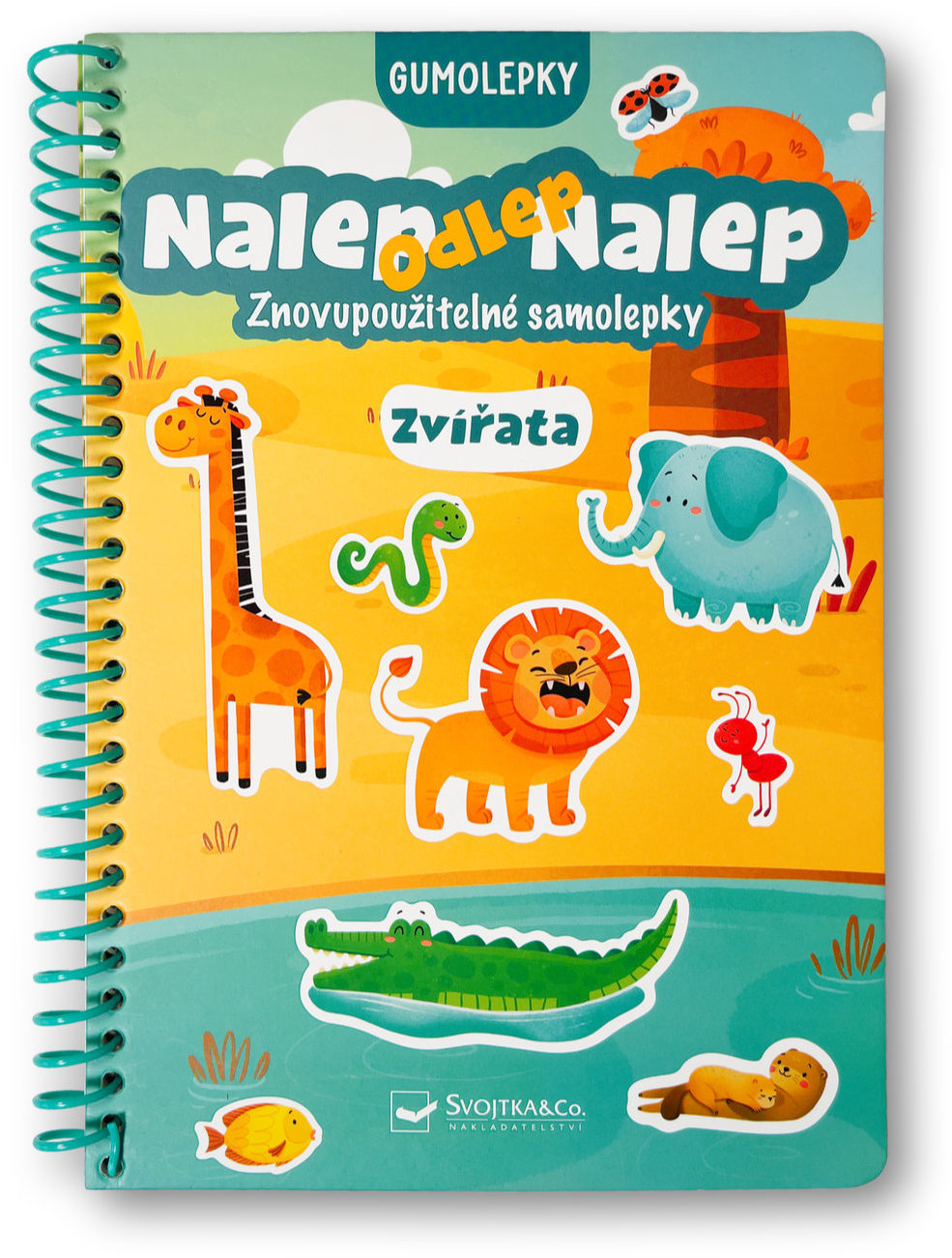 Svojtka Nalep, odlep, nalep! Gumolepky Zvířata