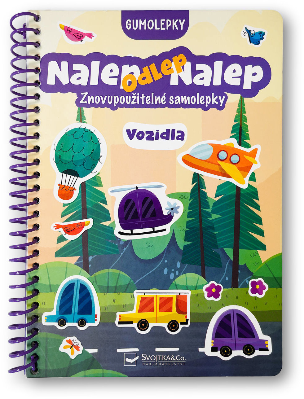 Svojtka Nalep, odlep, nalep! Gumolepky Vozidla