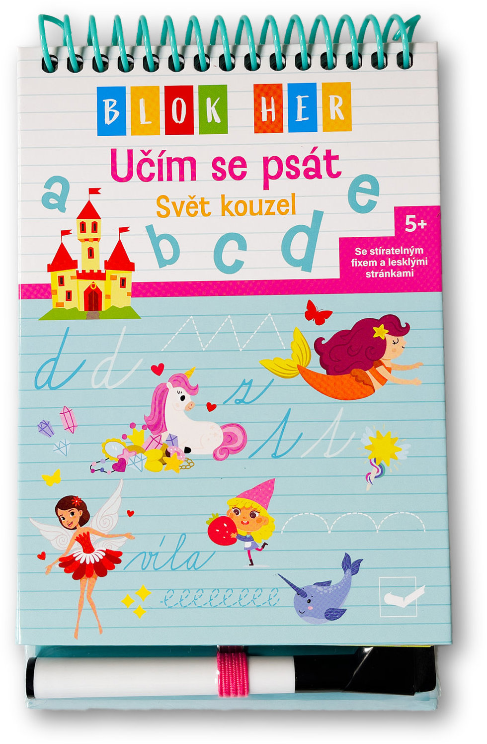 Blok her Učím se psát Svět kouzel