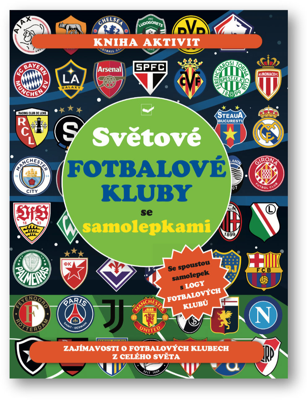 Svojtka Světové fotbalové kluby se samolepkami
