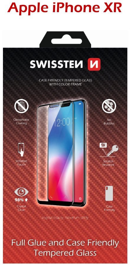 Swissten Case Friendly pro iPhone XR černé