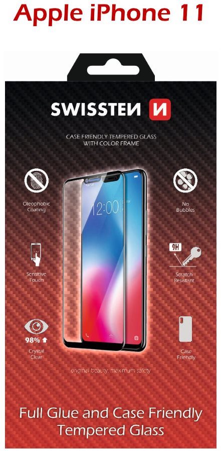 Swissten Case Friendly pro iPhone 11 černé