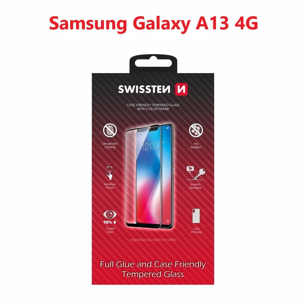Swissten 3D Full Glue pro Samsung A135 Galaxy A13 4G černé
