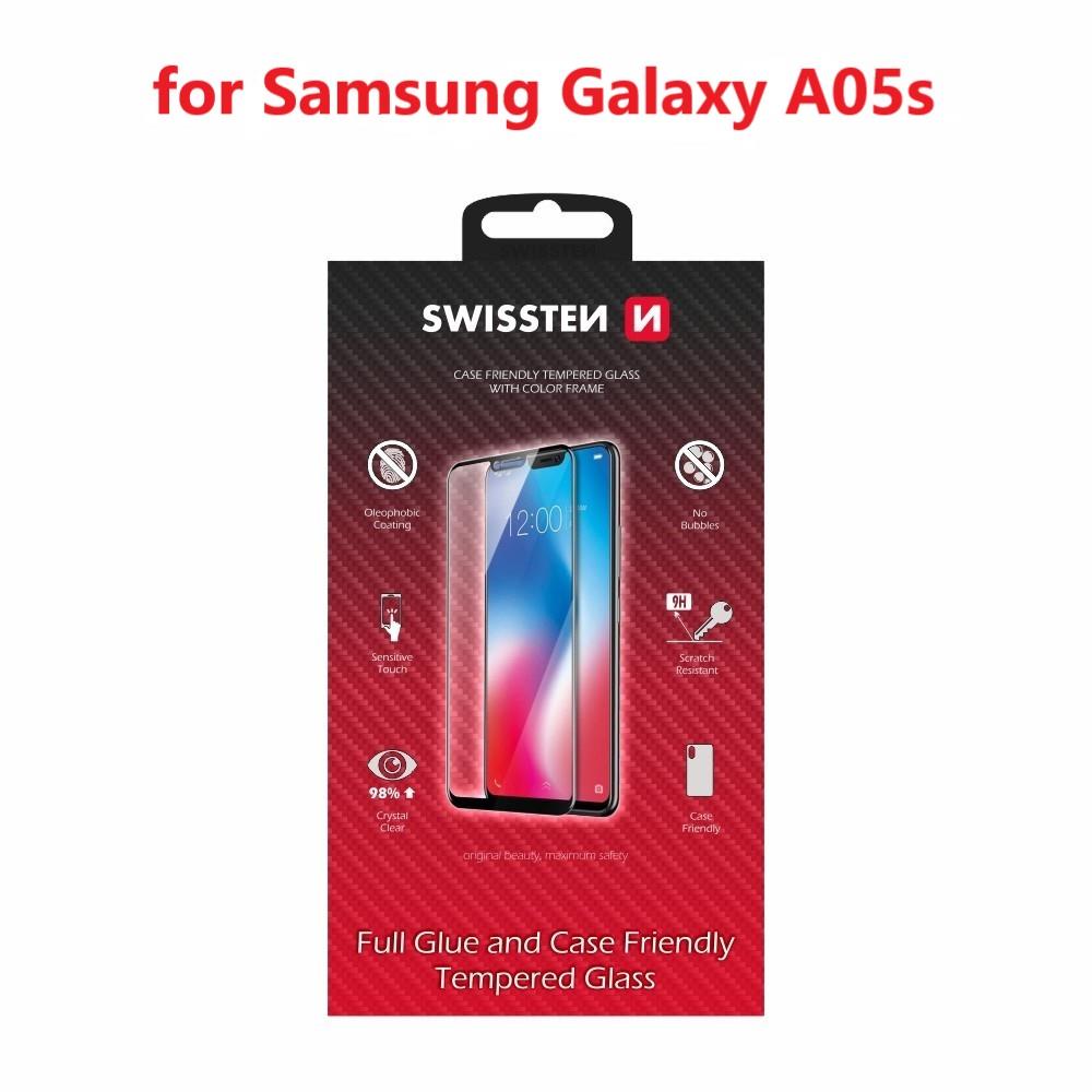 Swissten 3D Full Glue Samsung Galaxy A05s černé