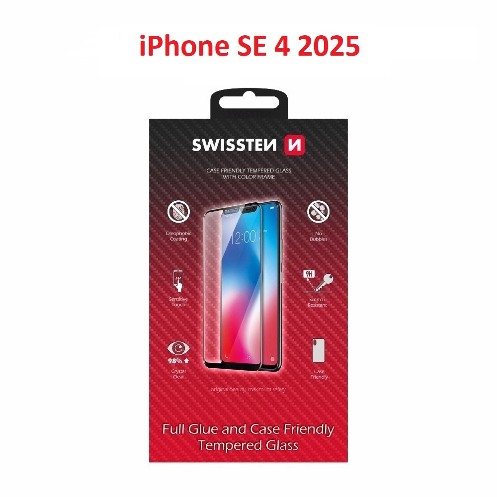 Swissten Case Friendly pro iPhone 16e černé