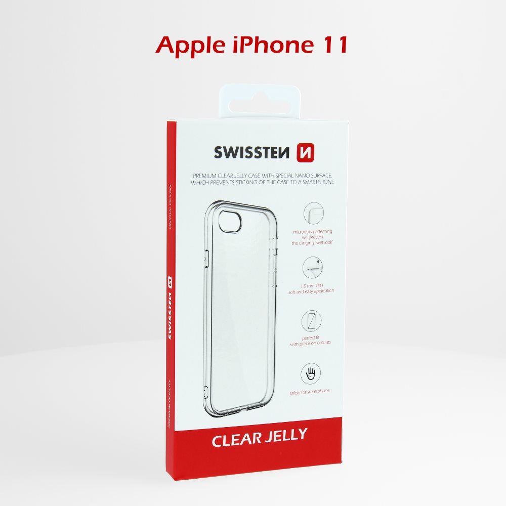Swissten Clear Jelly pro Apple iPhone 11