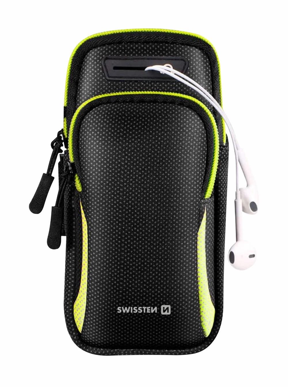 Swissten Armbag Case pouzdro černé
