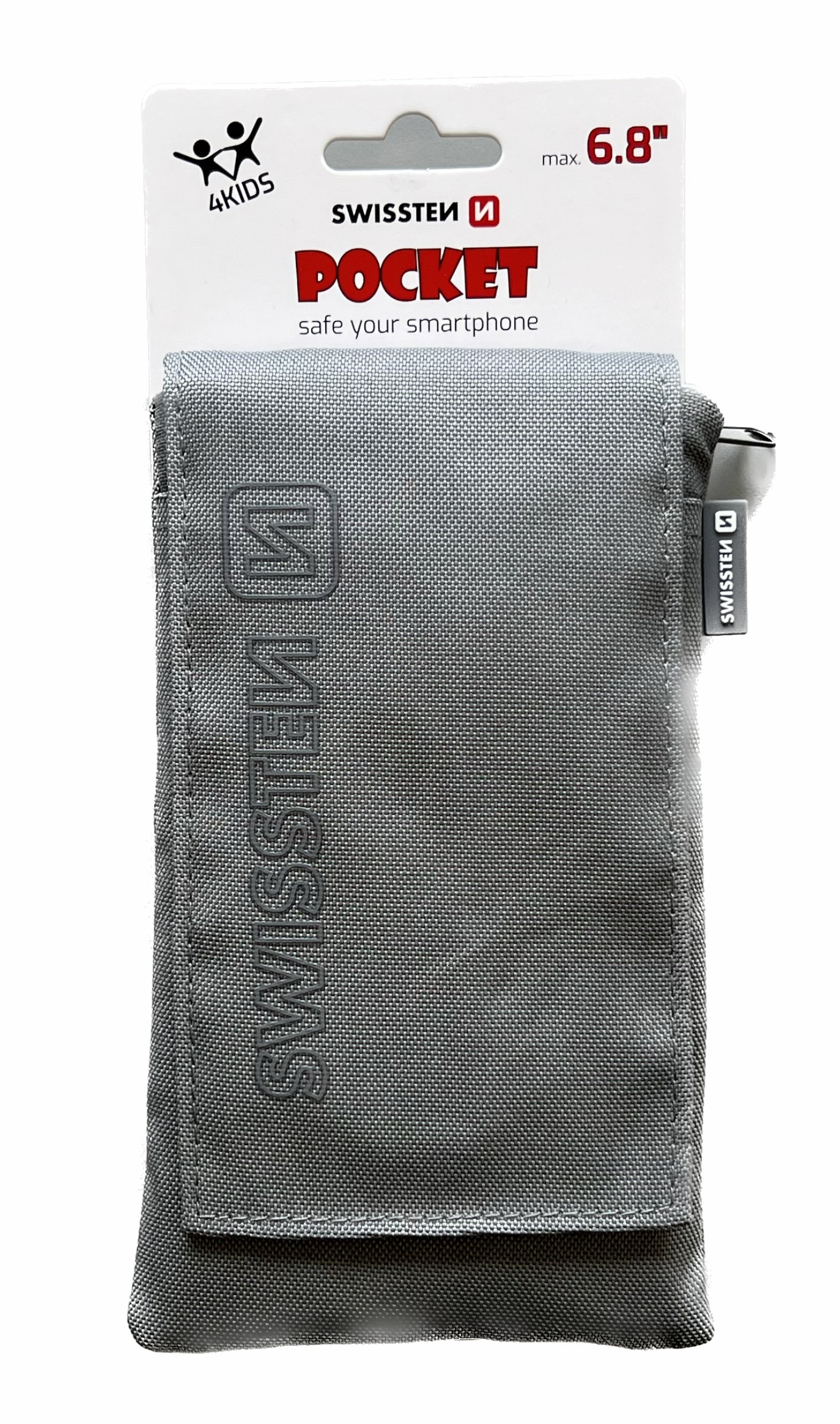 Swissten Pocket 6.8" šedé