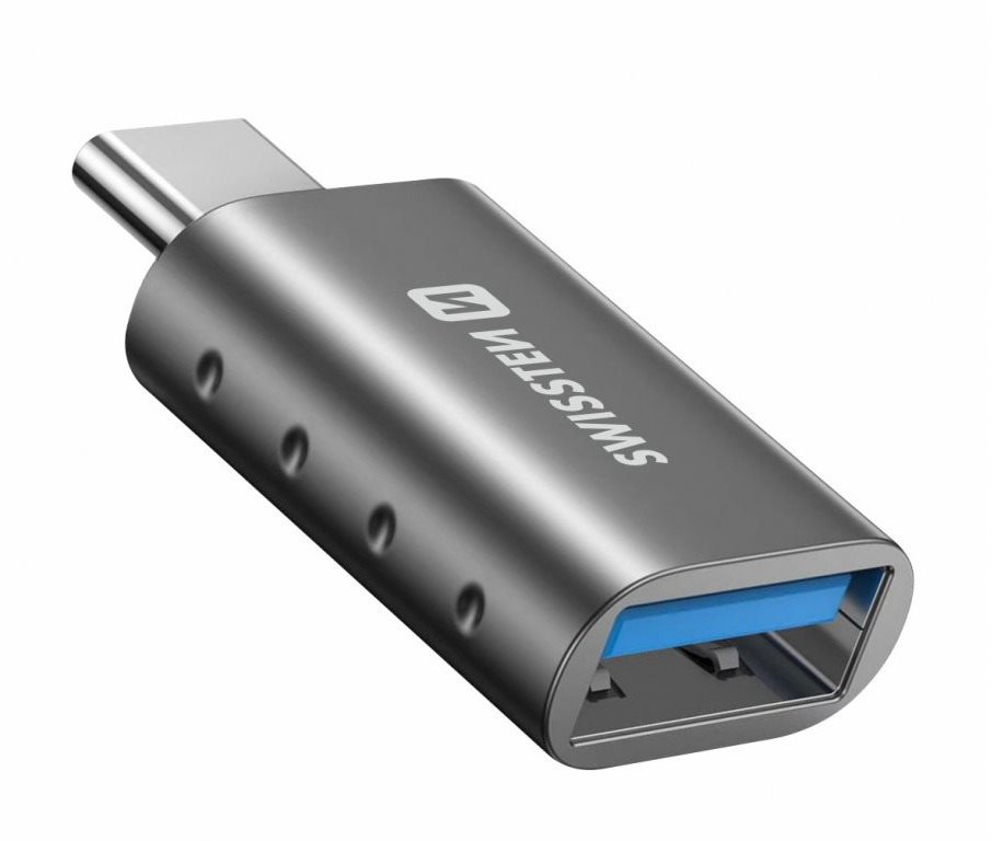 Swissten OTG adaptér USB-C (M) / USB-A (F)