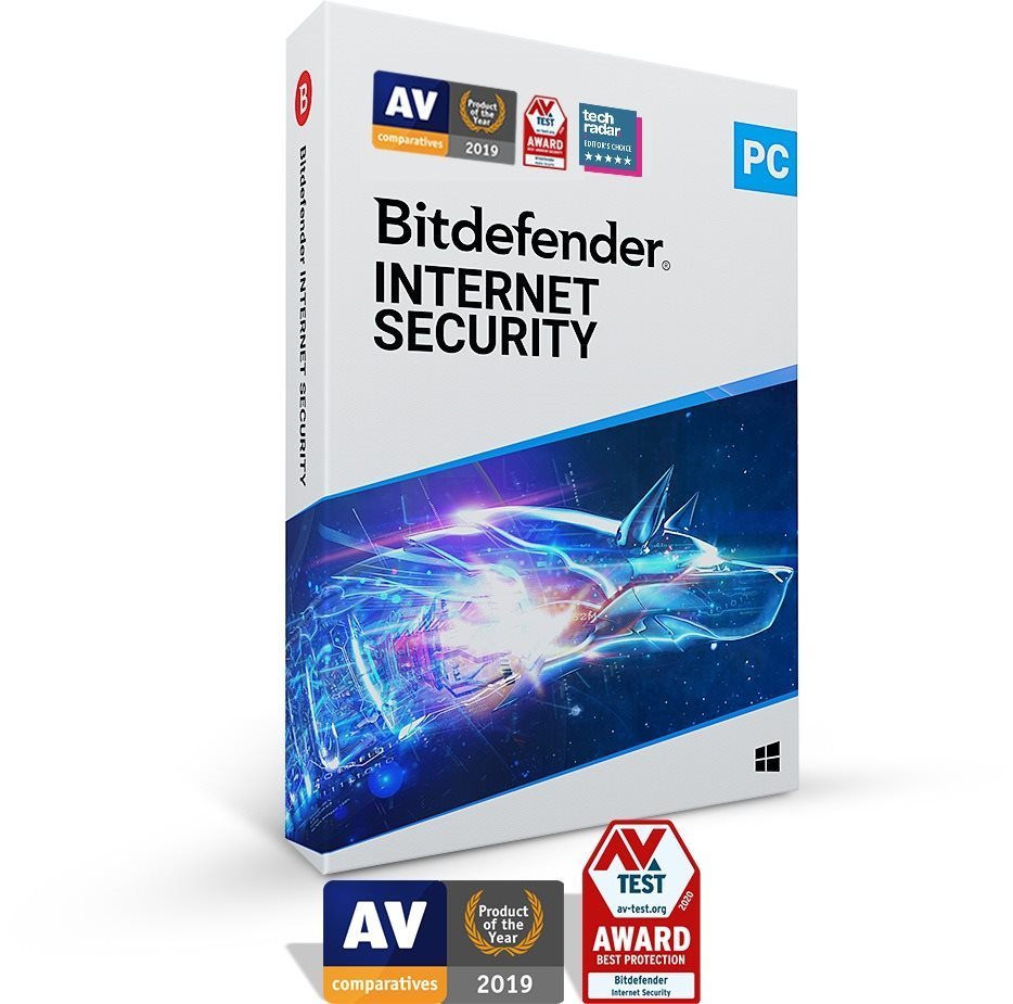 Bitdefender Internet Security pro 3 zařízení na 3 roky (elektronická licence)