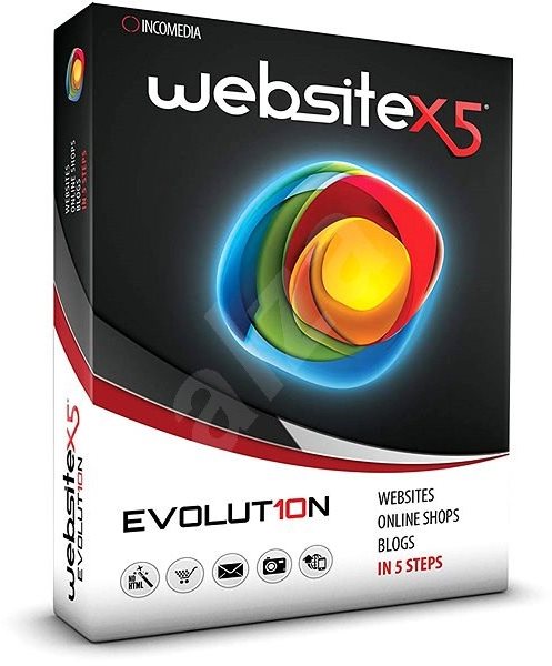 WebSite X5 Evolution - software pro tvorbu webových stránek