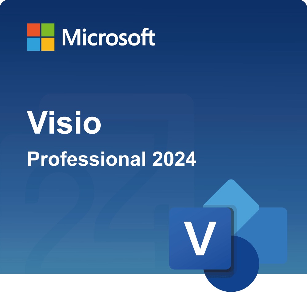Microsoft Visio LTSC Professional 2024 - profesionální software pro vytváření diagramů a grafů