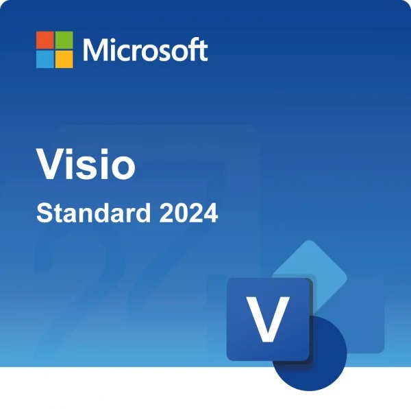 Microsoft Visio LTSC Standard 2024, EDU - elektronická licence pro školy