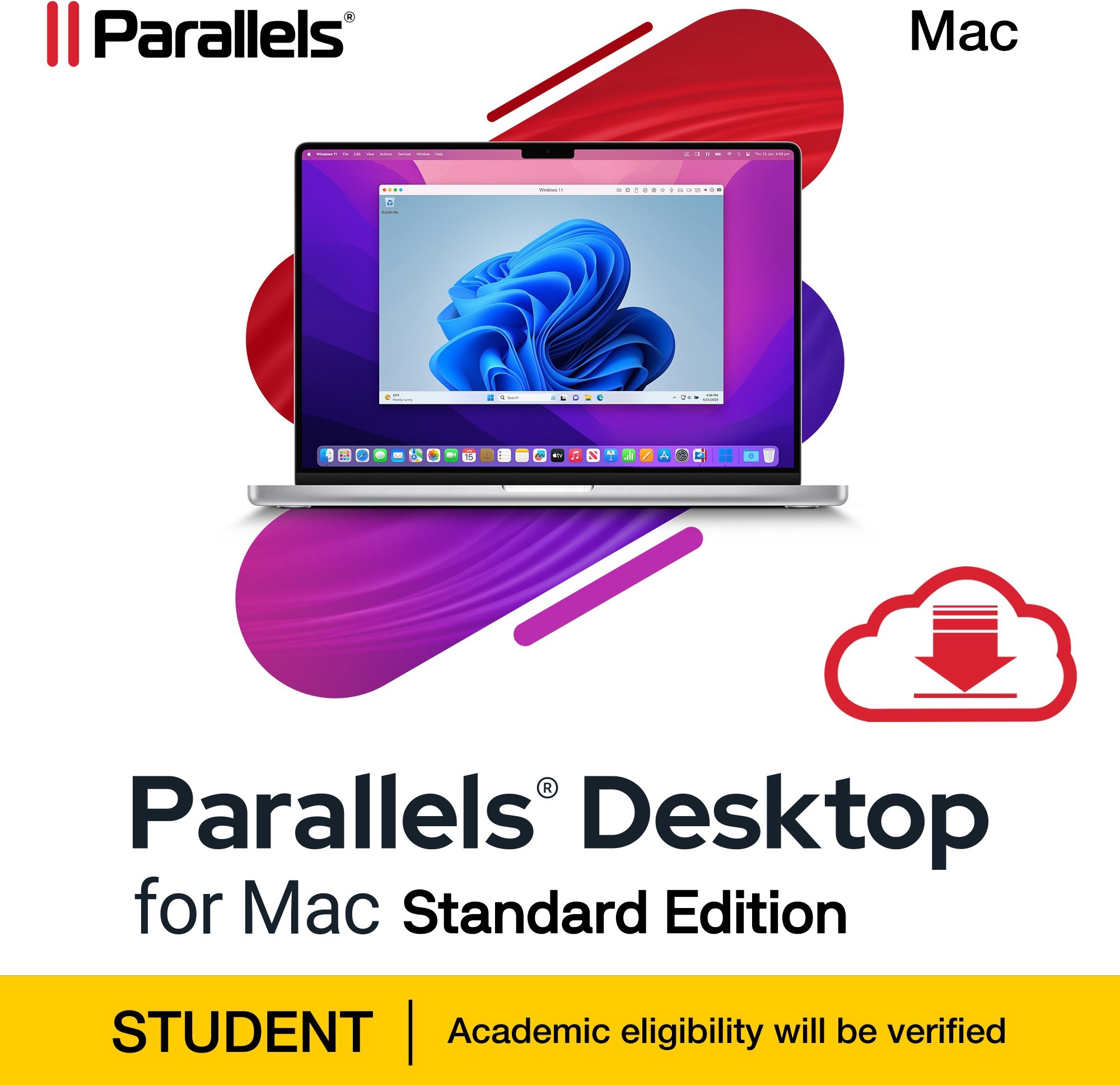 Parallels Desktop pro Mac - Akademická licence na 12 měsíců