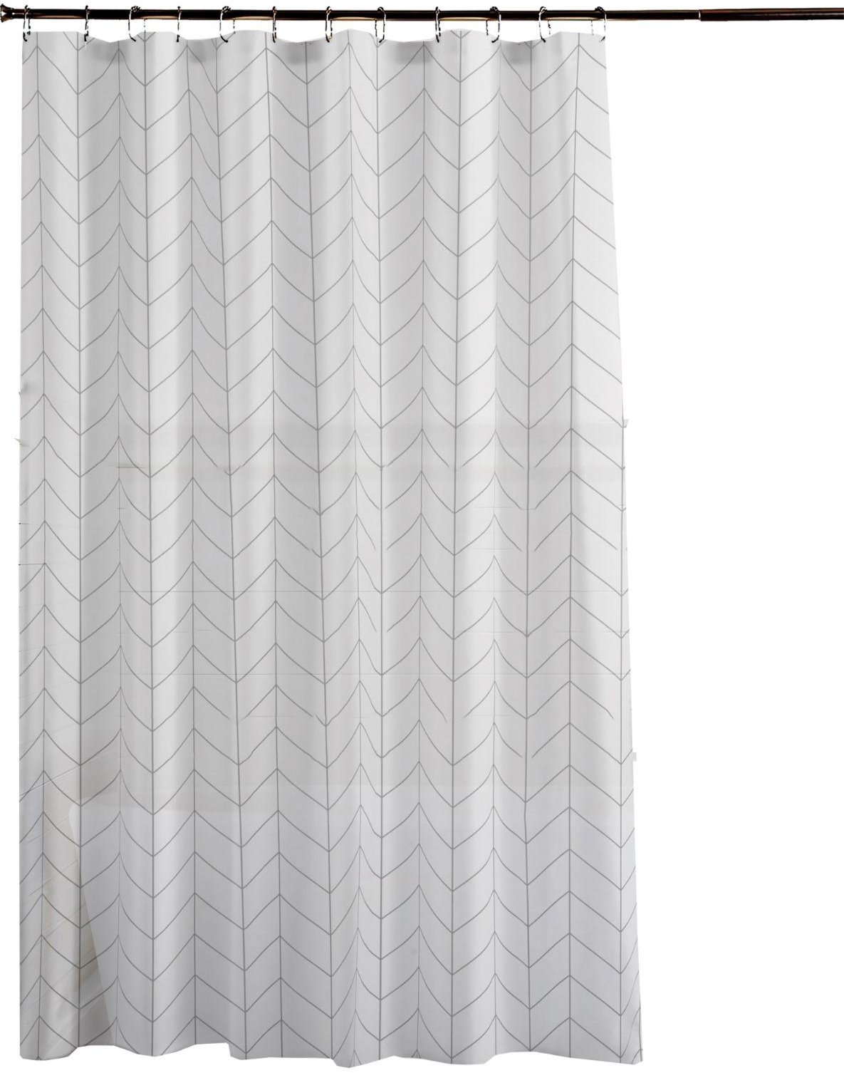 DuraHome Závěs koupelnový 180 × 200 cm Peva - HW1520, Silver