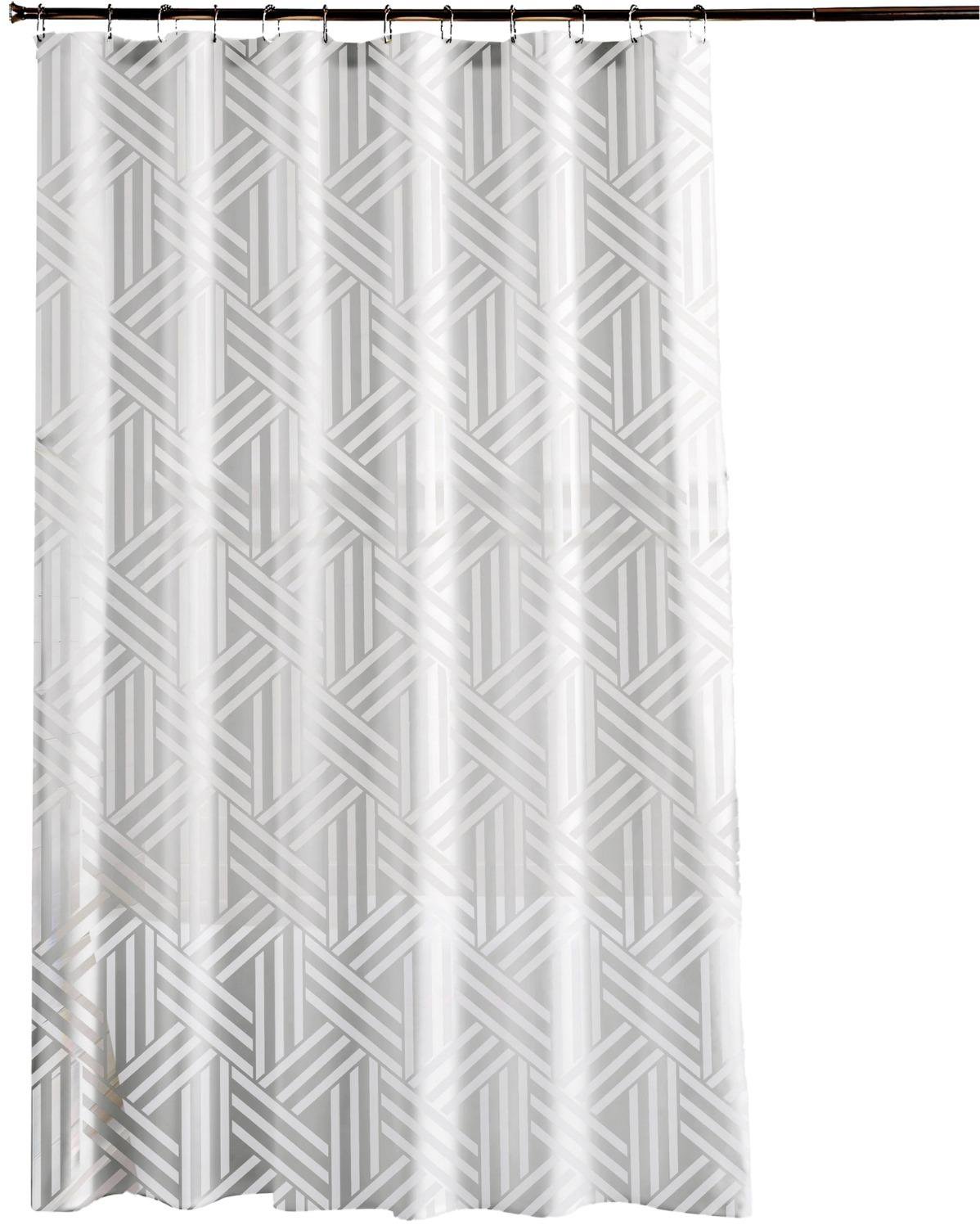 DuraHome Závěs koupelnový 180 × 200 cm Peva - HW1522, Silver