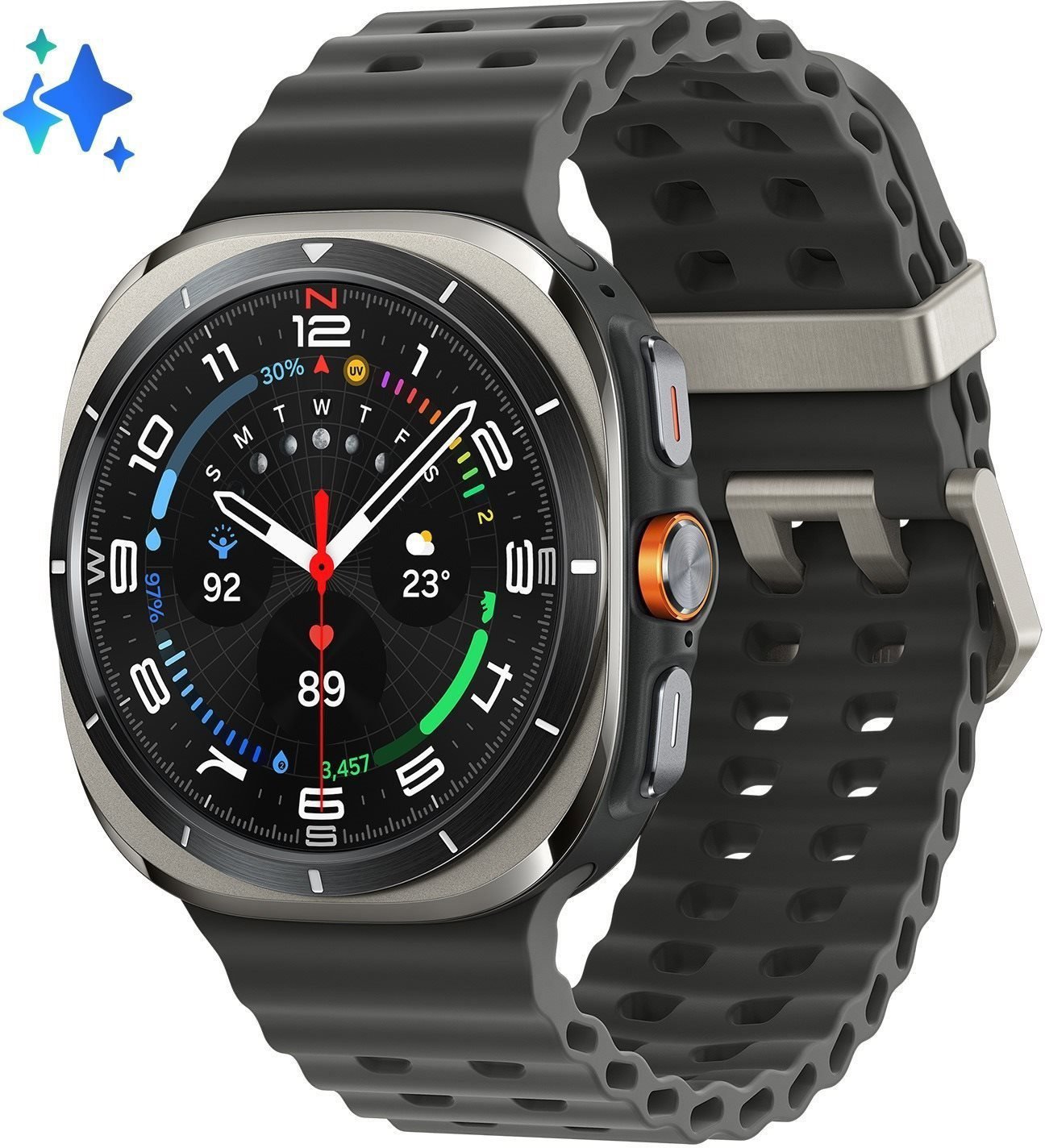 Samsung Galaxy Watch Ultra  Stříbrný titan