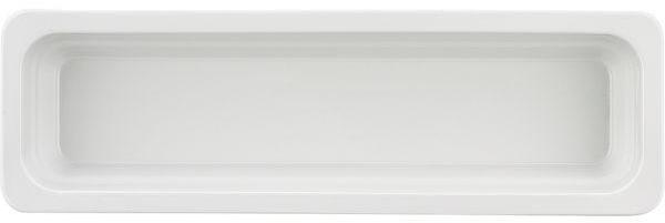 SCHÖNWALD Gastronádoba 2/4 , 530 × 162 mm, v = 65 mm, bílá, porcelán