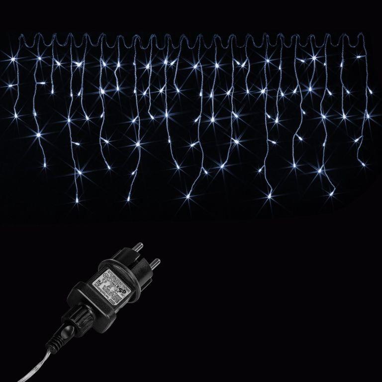 Venkovní závěs 15 m 750 led, studená bílá, 8 programů, časovač