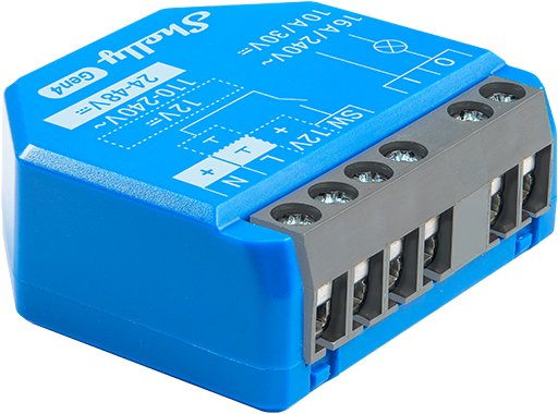 Shelly Gen4 1, spínací modul, WiFi
