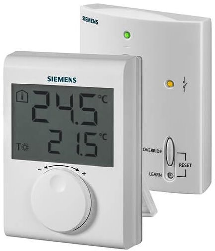 Siemens RDH100 RF/SET Bezdrátový digitální prostorový termostat s kolečkem