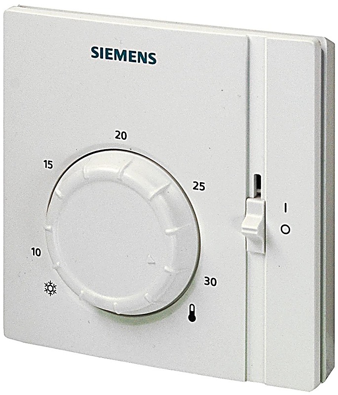 Siemens termostat RAA31, prostorový s vypínačem