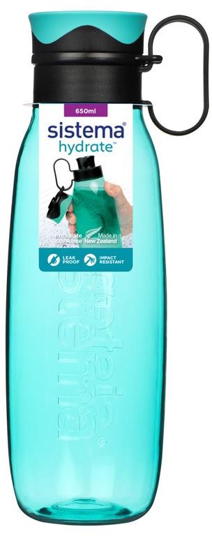 Sistema® Hydrate™ Tritanová láhev Traverse Flip Top 650 ml, mátová