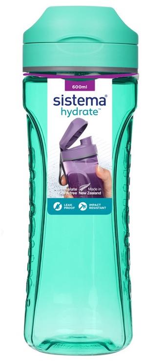Sistema® Hydrate™ Tritanová láhev Swift Flip Top 600 ml, mátová