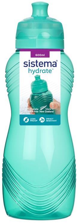 Sistema® Hydrate™ Láhev Wave Twist ‘n’ Sip 600 ml, zelená