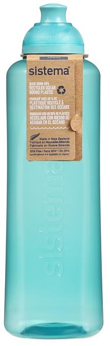 Sistema® Ocean Bound Láhev Swift Squeeze 480 ml, mátová