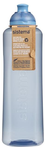 Sistema® Ocean Bound Láhev Swift Squeeze 480 ml, modrá