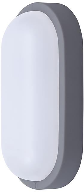 Solight LED venkovní osvětlení oválné, 21cm, šedé