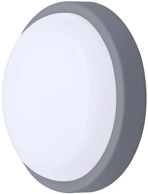 Solight LED venkovní osvětlení kulaté, šedé
