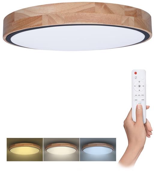 Solight LED osvětlení s dálkovým ovladačem Iron Oak, 40cm