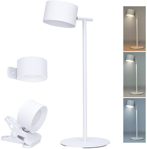 Solight nabíjecí 3v1, 280lm, změna CCT, stmívání, bílá