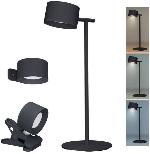 Solight nabíjecí 3v1, 280lm, změna CCT, stmívání, černá