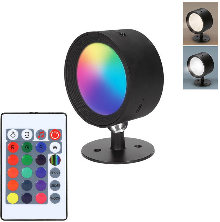Solight LED nabíjecí RGB světlo WL914