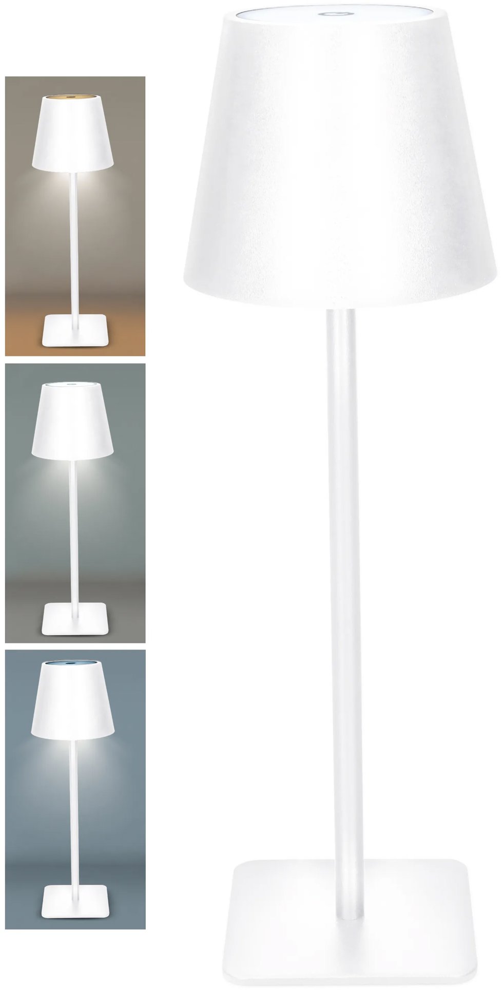 Solight LED nabíjecí lampička Lucca, bílá