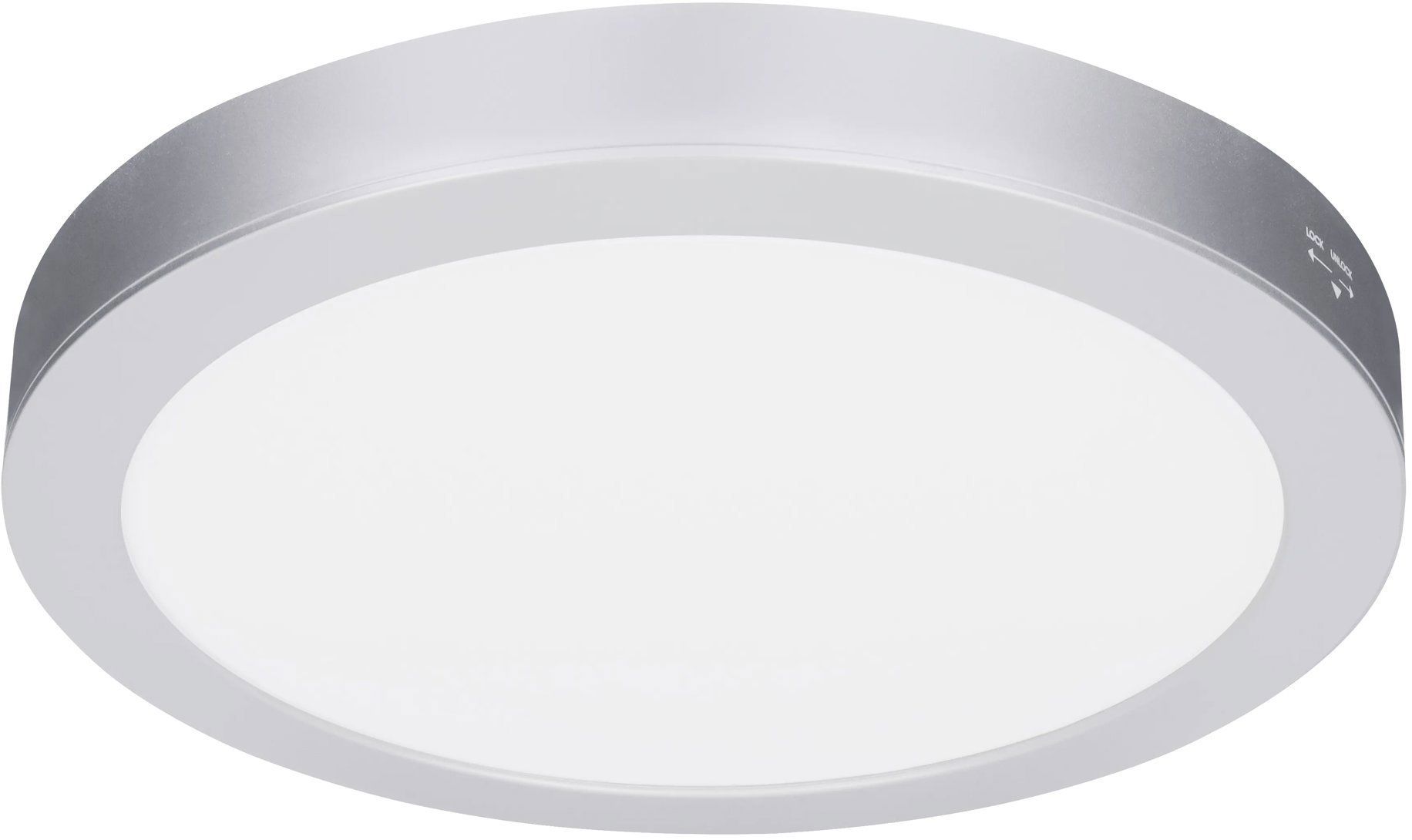 Solight LED mini panel koupelnový 2v1 WD242-W, podhledové/přisazené, 22.5 cm, stříbrné