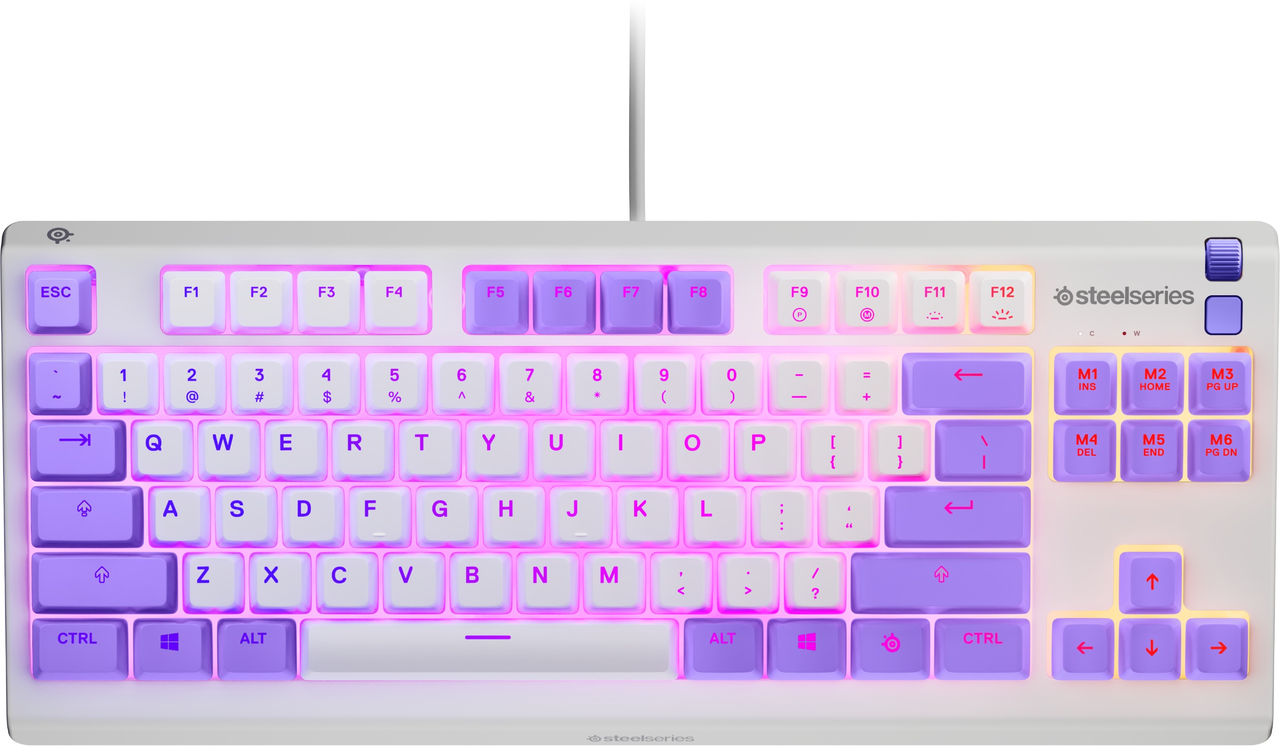 SteelSeries Apex 3 TKL Amethyst US